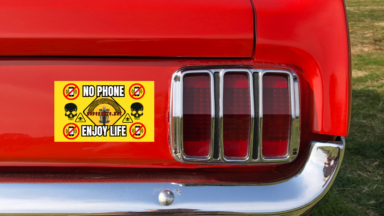 No Phone, Enjoy Life – Anti-Scrolling Awareness Campaign [GET A STICKER]